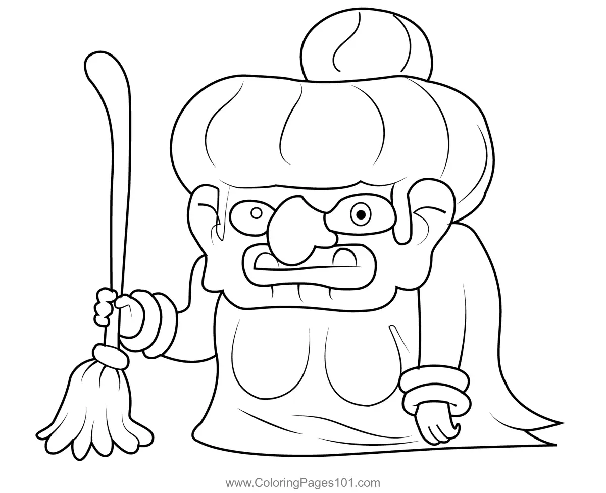 Mrs. Jötunheim The Amazing World of Gumball Coloring Page for Kids ...