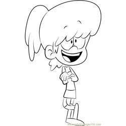 Rita Loud Coloring Page for Kids - Free The Loud House Printable ...