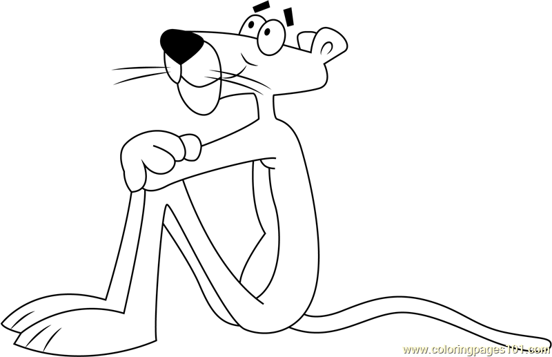 Pink panther coloring pages - Hellokids.com