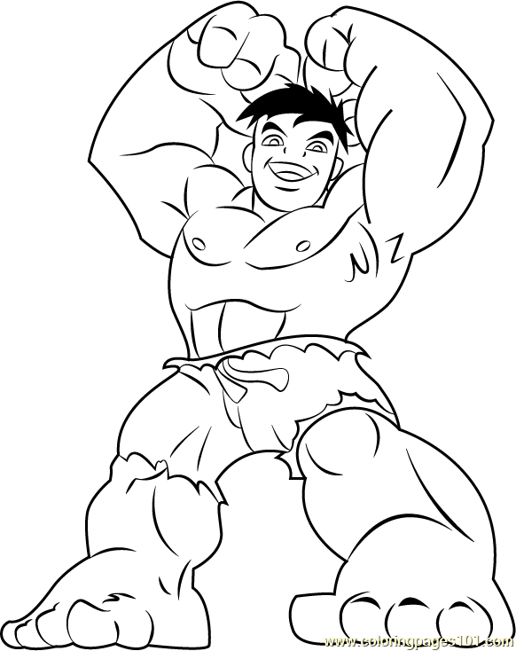 730 Collections Hulk Coloring Pages Online  HD