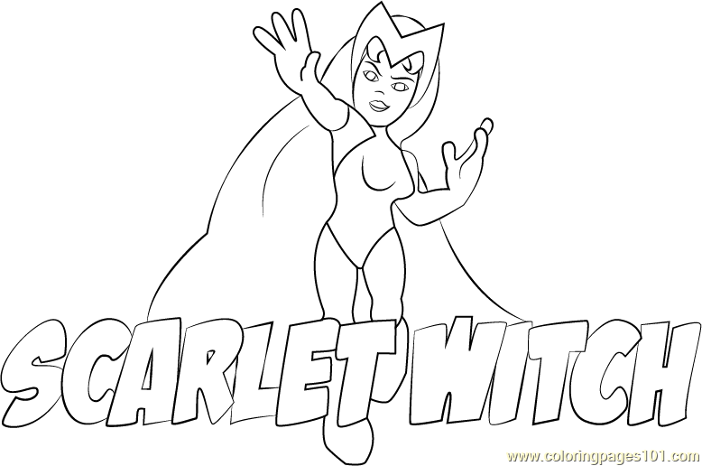 the scarlet witch drawing｜TikTok Search