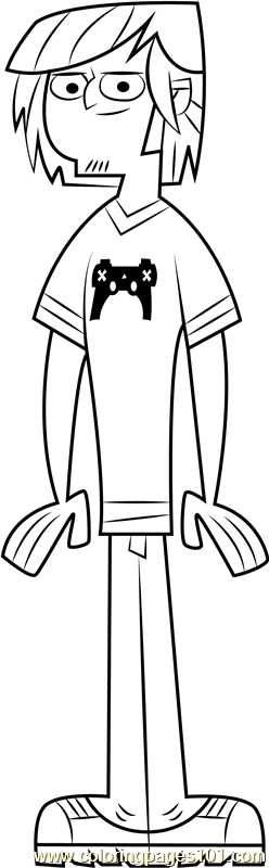 Lorenzo Coloring Page - Free Total Drama Island Coloring Pages ...