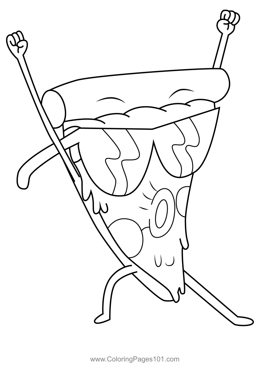 Pizza Steve Uncle Grandpa 1 Coloring Page for Kids - Free Uncle Grandpa ...
