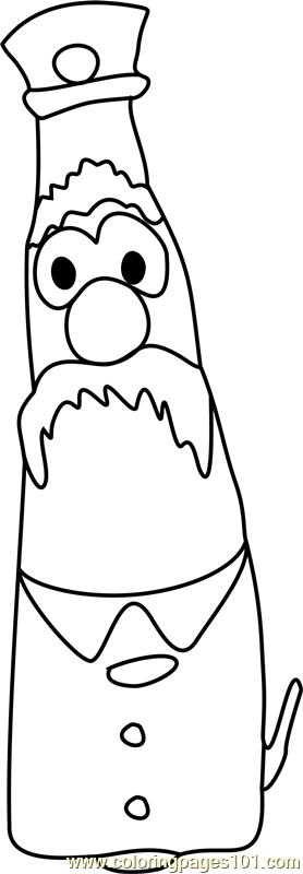 Scooter Coloring Page for Kids - Free VeggieTales Printable Coloring