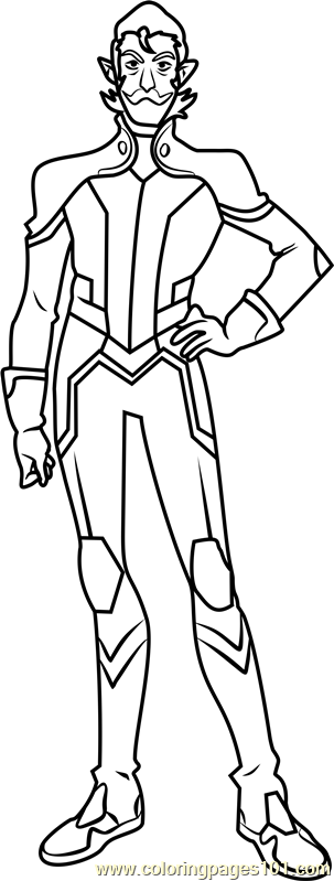Voltron Characters Coloring Pages