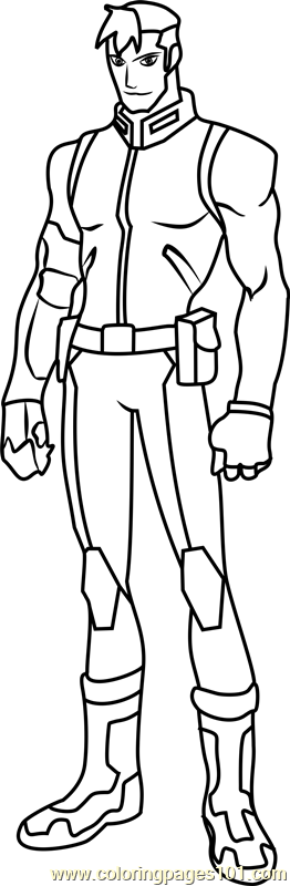 Shiro Coloring Page for Kids - Free Voltron: Legendary Defender