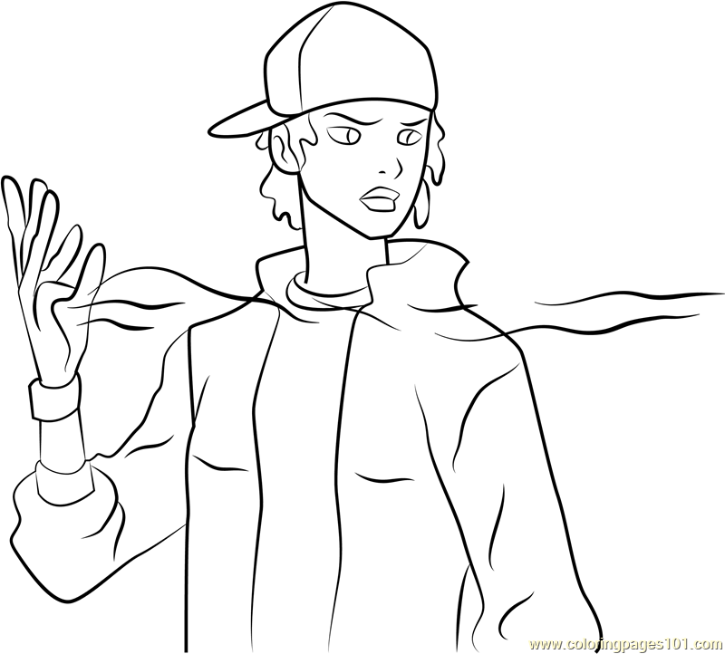 Static Coloring Page for Kids - Free Young Justice Printable Coloring
