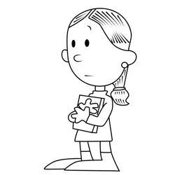 Ruby Dinsmore Big Nate Free Coloring Page for Kids