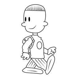 Teddy Ortiz Big Nate Coloring Page