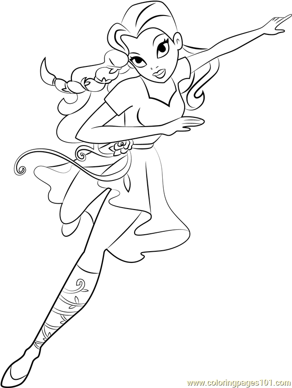 harley quinn and poison ivy coloring pages