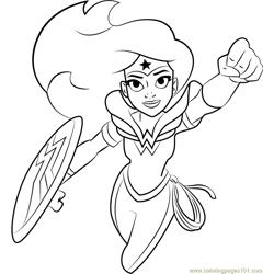 dc super hero girls coloring pages for kids printable free download coloringpages101 com