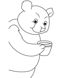 Noddy and Tessie Bear Free Coloring Page for Kids