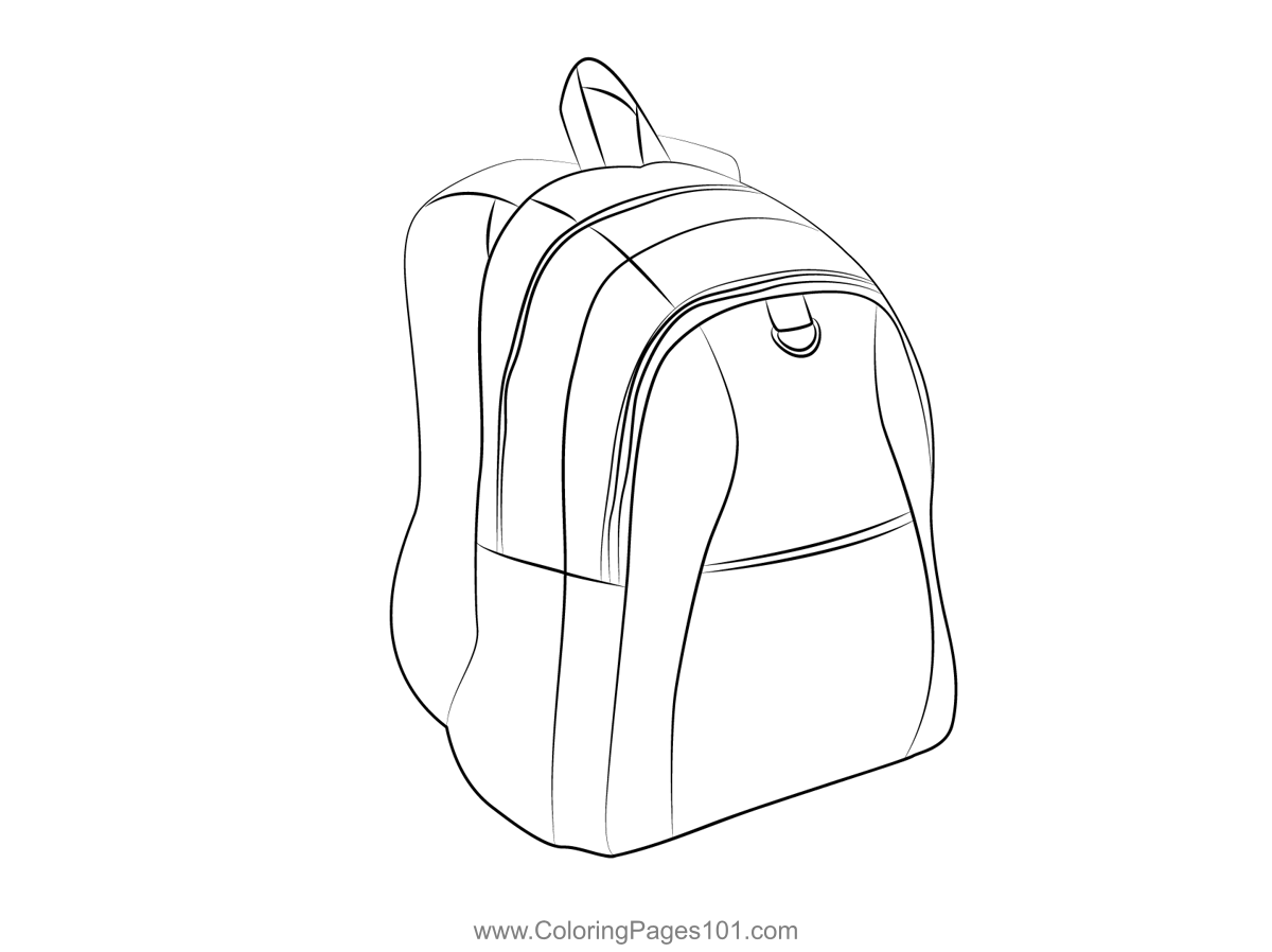 Bag Coloring Page for Kids - Free Science Printable Coloring Pages ...