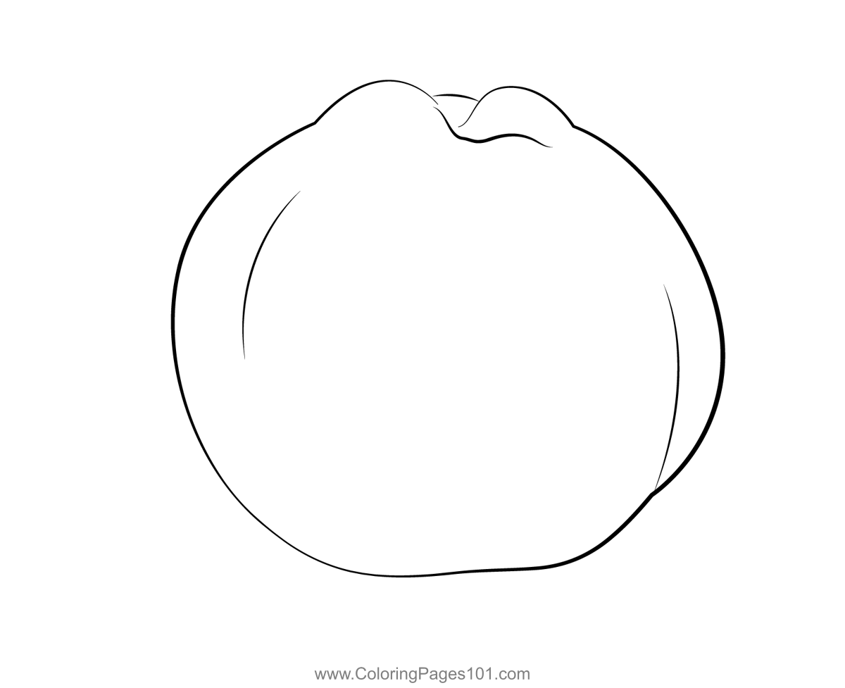 quince coloring page