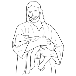 Jesus Christ Cares Coloring Page for Kids - Free Feast of the Cross ...