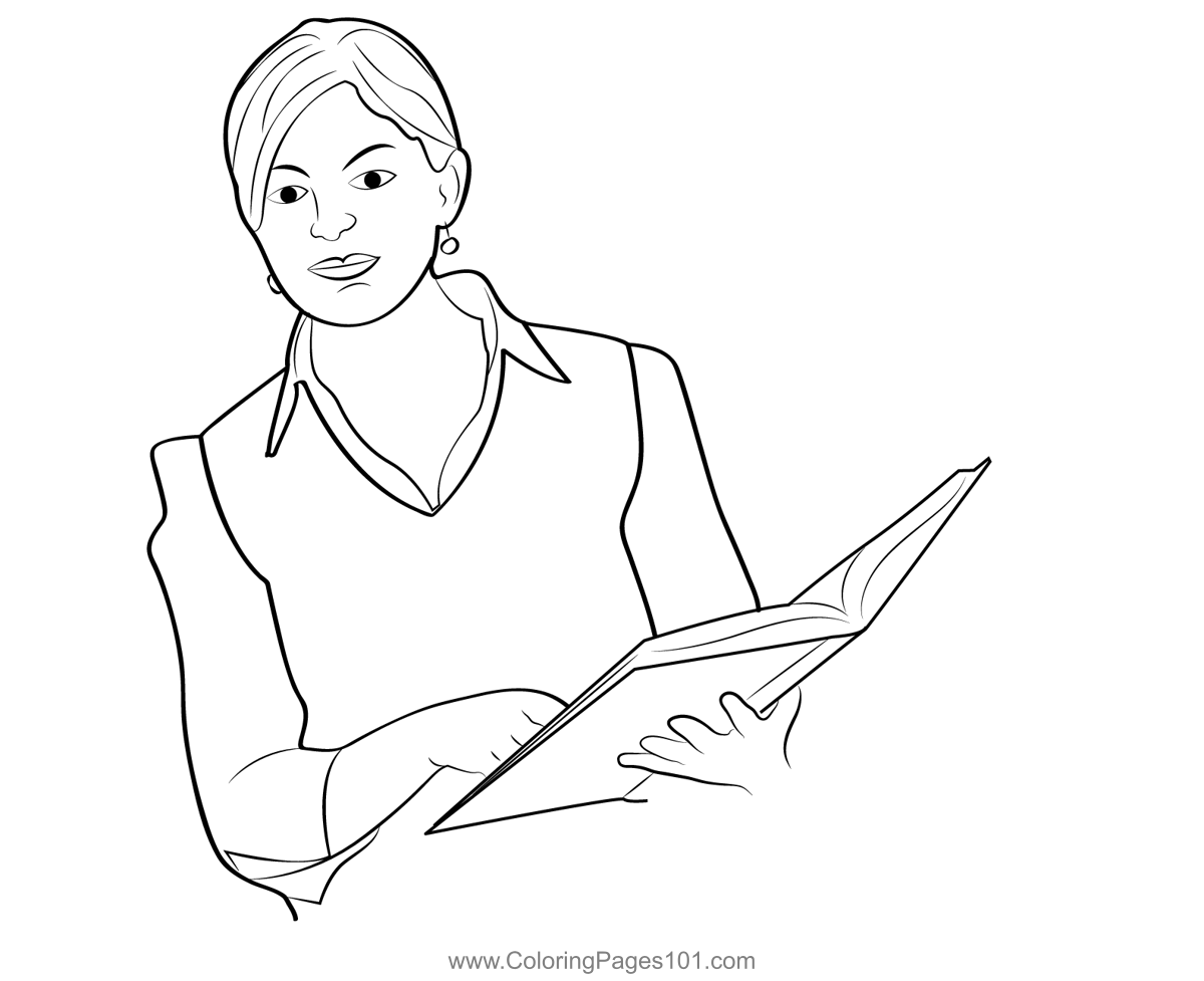 Beautiful Teachers Day Coloring Page for Kids - Free Teachers' Day ...