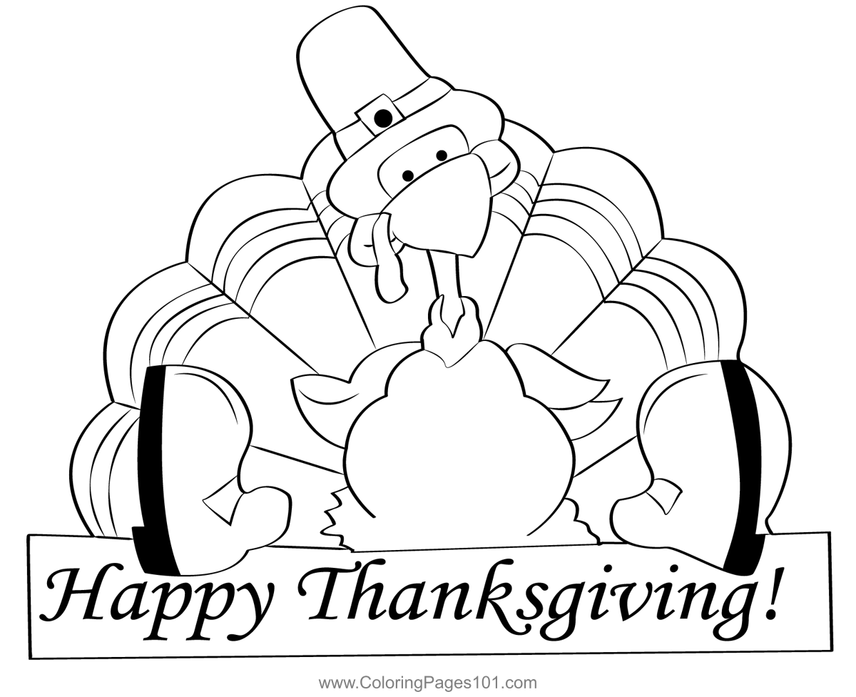 Thanksgiving Coloring Page for Kids - Free Thanksgiving Day Printable ...