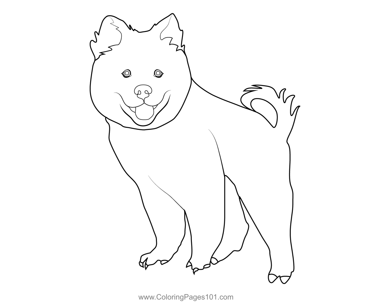 Canine Dog Coloring Page for Kids - Free Dog Printable Coloring Pages ...