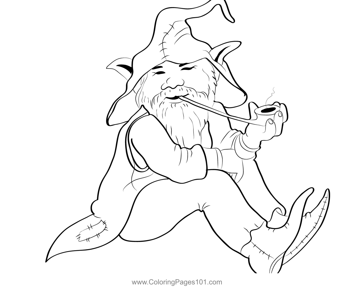 Elf 10 Coloring Page for Kids - Free Elfs Printable Coloring Pages ...