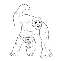 Golem 5 Coloring Page for Kids - Free Golems Printable Coloring Pages ...