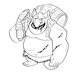 Ogre 10 Coloring Page For Kids - Free Ogres Printable Coloring Pages 