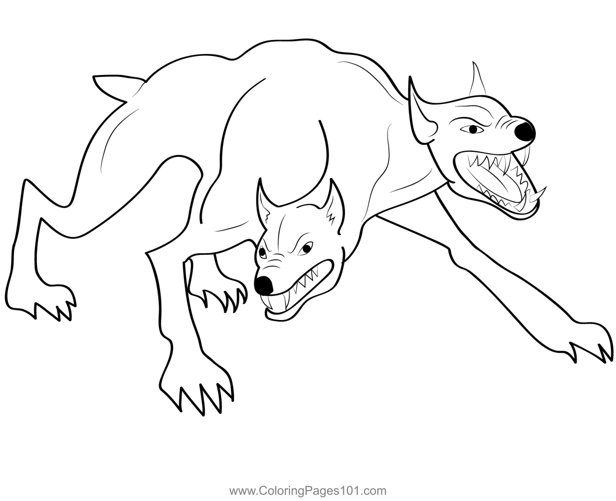 Orthro 5 Coloring Page For Kids - Free Orthros Printable Coloring Pages 