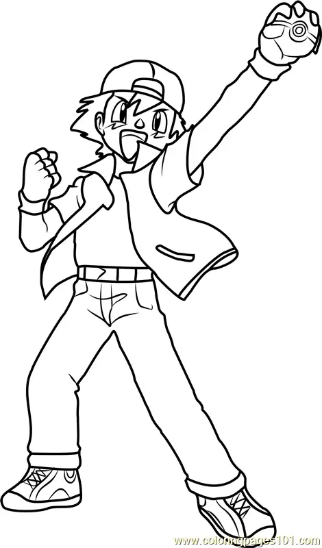 10 Ash Ketchum Printable Coloring Pages for Pokémon Enthusiasts