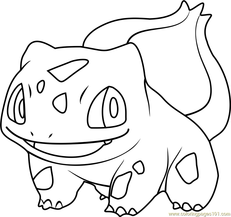 Bulbasaur Pokemon Coloring Page For Kids Free Pokemon Printable Coloring Pages Online For Kids Coloringpages101 Com Coloring Pages For Kids