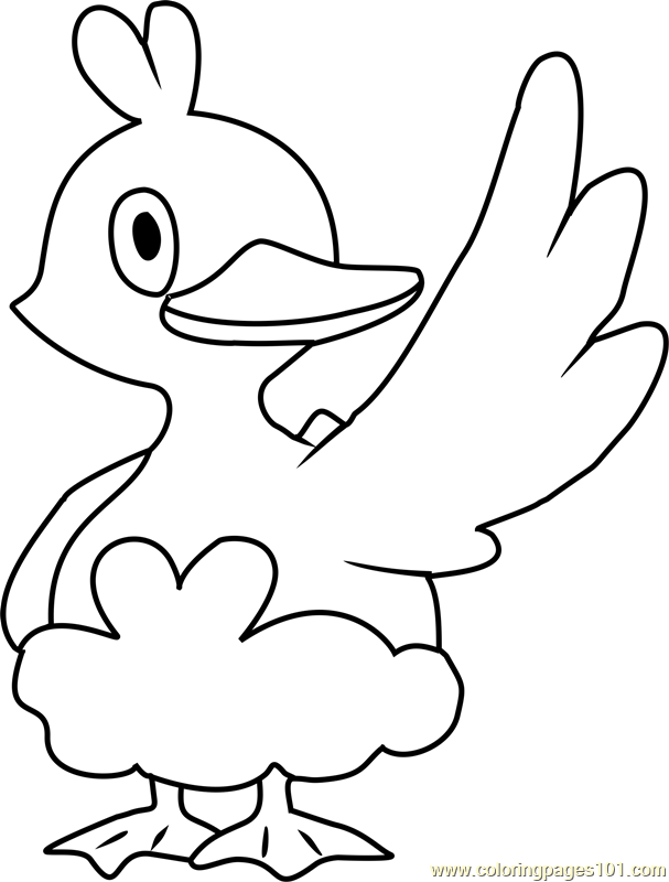 Flabebe Pokemon Coloring Pages Sketch Coloring Page