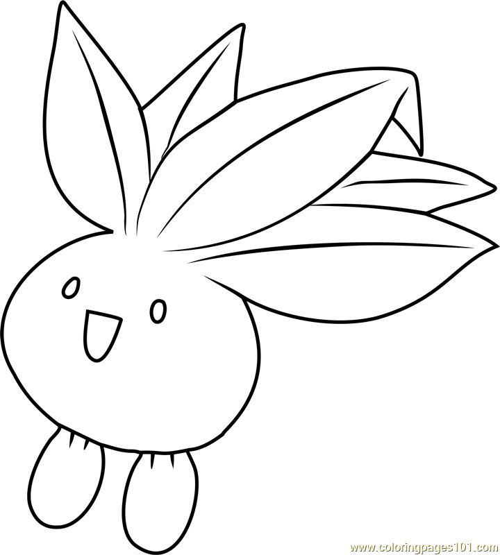 Oddish Pokemon Coloring Page - Free Pokémon Coloring Pages ...
