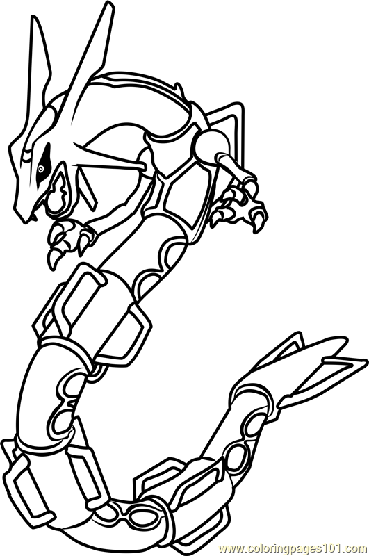 How to draw Rayquaza Step by Step from Pokemon  32SecondsArt