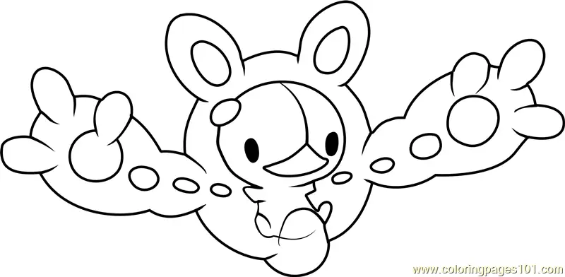 Reuniclus Pokemon Coloring Page for Kids - Free Pokemon Printable ...