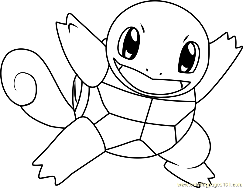 Download Squirtle Pokemon Coloring Page For Kids Free Pokemon Printable Coloring Pages Online For Kids Coloringpages101 Com Coloring Pages For Kids