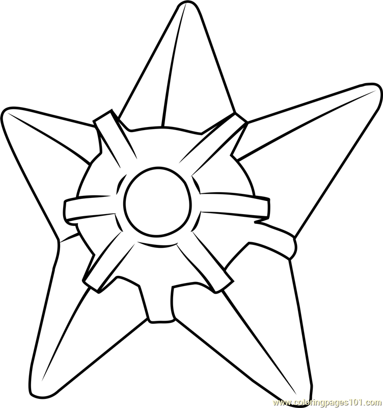 Staryu Coloring Pages At Getcolorings Com Free Printable Colorings | My ...