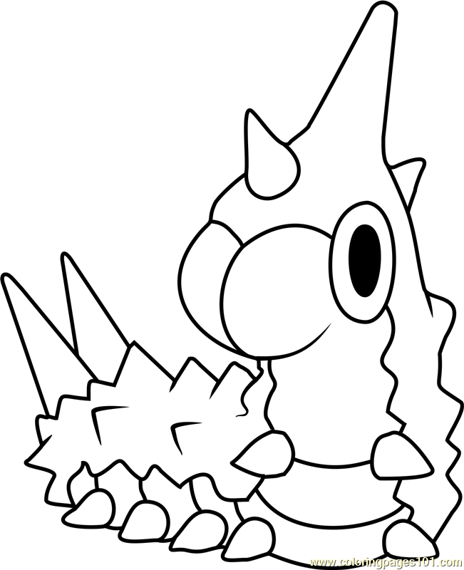 Wurmple Coloring Page Coloring Pages