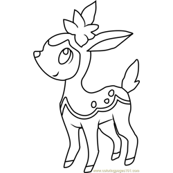 🧡 How to draw Pokemon Deerling - Cute Pokemon - 포켓몬 그리는