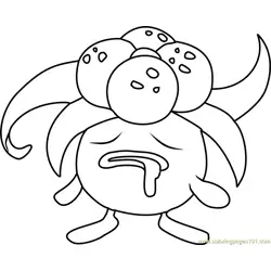 Gloom Pokemon Coloring Page For Kids - Free Pokemon Printable Coloring 