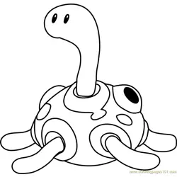 Shuckle Pokemon Coloring Page for Kids - Free Pokemon Printable ...