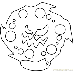 Discover the Magic of Pokemon Spiritomb Coloring Pages