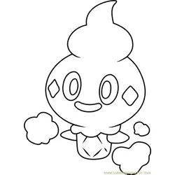 Vanillite Pokemon Coloring Page for Kids - Free Pokemon Printable ...