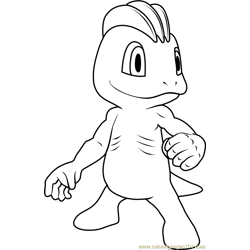 machop coloring page hard pokemon