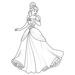 Cinderella in Beautiful Gown