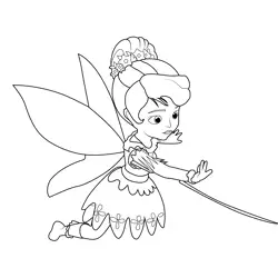 Fairy Sofia Free Coloring Page for Kids