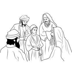 coloring pages of jesus at the synagogue