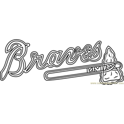 Braves Coloring Pages for Kids - Download Braves printable