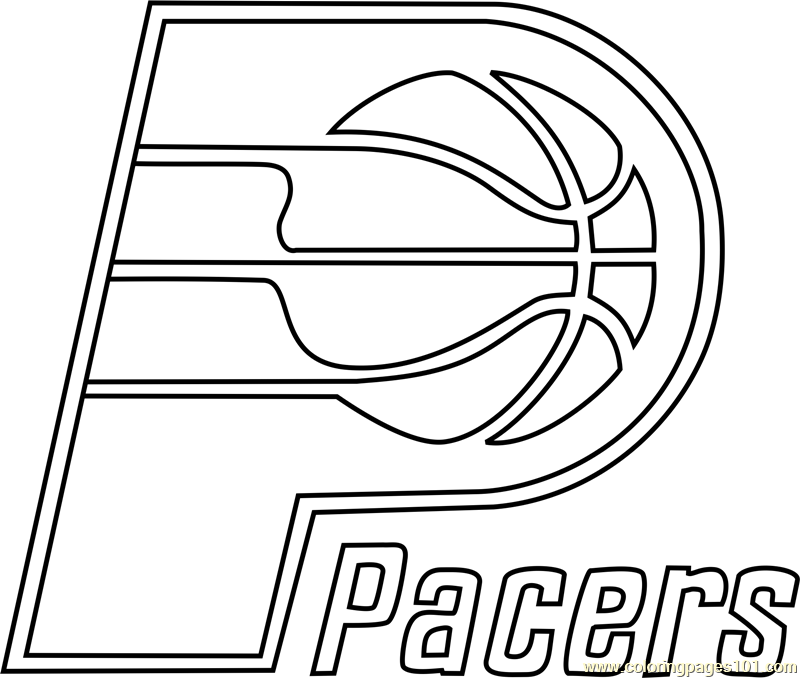 Indiana Pacers Coloring Page - Free NBA Coloring Pages ...