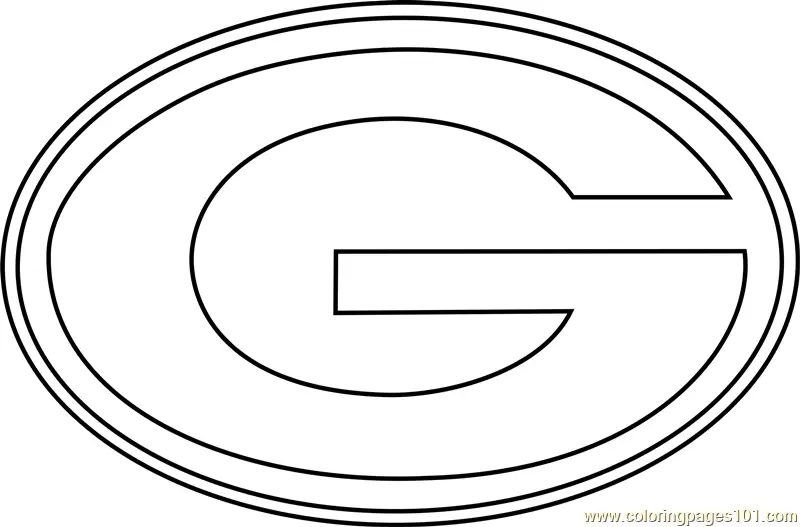 Green Bay Packers Logo Coloring Page for Kids - Free NFL Printable ...
