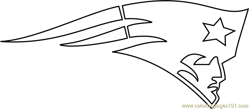 New England Patriots Logo Coloring Page - Free NFL Coloring Pages ...