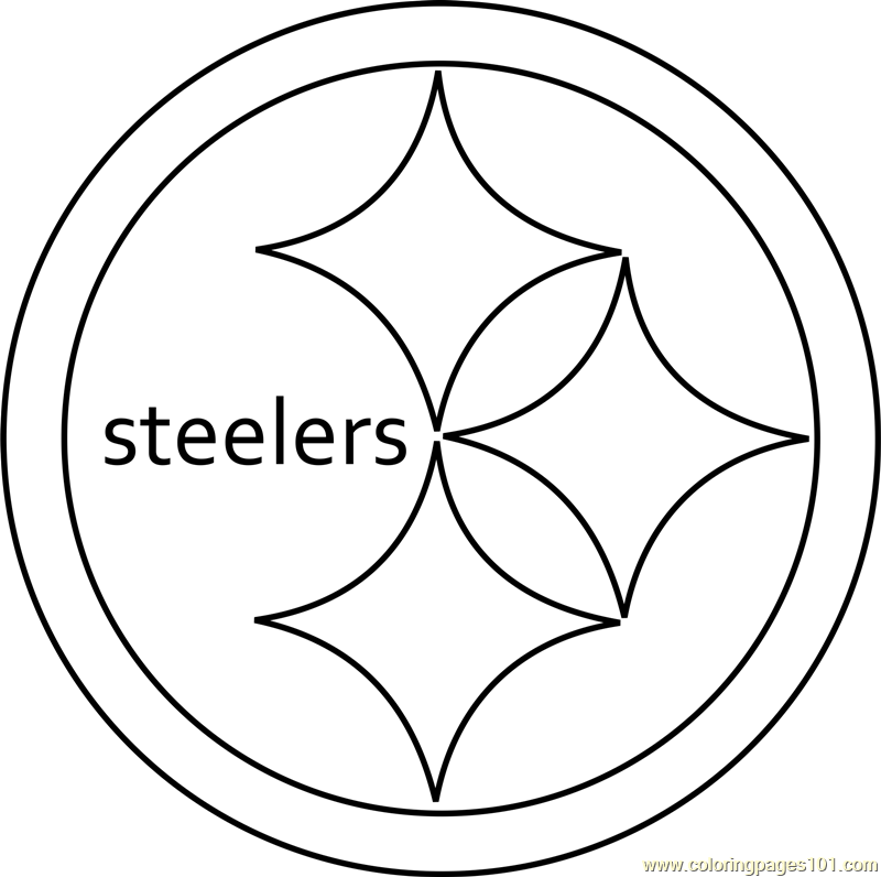Pittsburgh Steelers Logo Coloring Page - Free NFL Coloring Pages ...