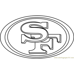 Los Angeles Rams Logo Coloring Page for Kids - Free NFL Printable